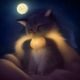 用户夜猫M头像，成年用户